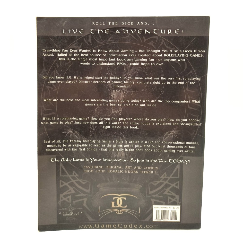 Prima Fantasy Roleplaying Gamer's Bible Book OS Black Good 2nd Edition RPG Guide - Picture 5 of 6